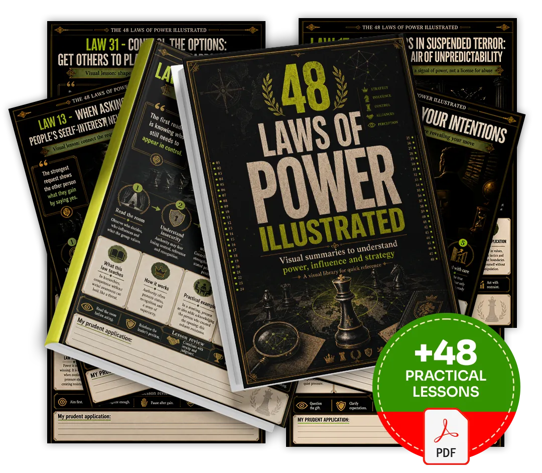 Main mockup of The 48 Laws of Power Illustrated